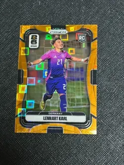 2026 Prizm FIFA World Cup Lennart Karl RC Orange Pandora Refractor Card /215🔥 - Image 1