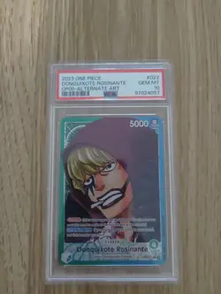 Donquixote Rosinante Leader Alt Art PSA 10 - One Piece OP05-022 New Era English - Image 1