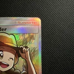 Pokemon Breeder 73/73 Shining Legends Holo Full Art Trainer Pokemon TCG Card - Image 3
