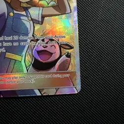 Pokemon Breeder 73/73 Shining Legends Holo Full Art Trainer Pokemon TCG Card - Image 4