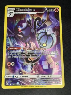 Chandelure - TG04/TG30 SWSH Lost Origin - English Pokemon Card - 2022 - Image 1
