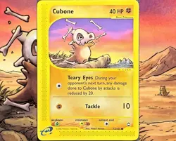 Cubone 072/147 - Pokemon Trading Card Game Aquapolis Regular (MP+) - Image 1