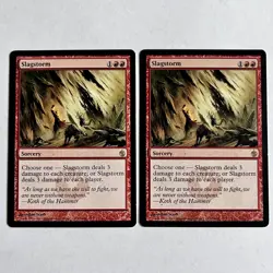 x2 Slagstorm Regular Rare Mirrodin Besieged MTG NM Near Mint Set Of 2 - Image 1