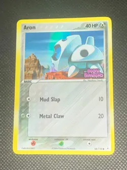 Aron 58/110 Reverse Holo - ex Holon Phantoms Pokemon Card - NM - Image 1