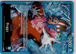 One Piece CCG Buggy OP09-042 Foil Leader English Trading Card TCG - Image 5