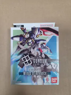 BANDAI Gundam Card Game Wings of Advance Starter Deck ST02 TCG English Sealed - Image 1