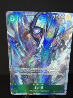 One Piece Card Game Sanji OP13-027 Carrying on His Will Alt Art english minty - Image 2