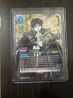 Bandai Union Arena FMA Roy Mustang Foil Trigger 4000BP Cost 5 UA09BT/FMA-1-055 - Image 2