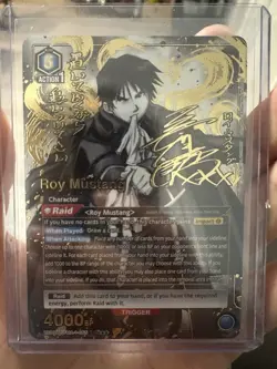 Bandai Union Arena FMA Roy Mustang Foil Trigger 4000BP Cost 5 UA09BT/FMA-1-055 - Image 3