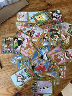 Disney Christmas party 2025 Collectable Morrisons Trading Cards Bulk x118 Cards - Image 3