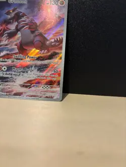Groudon 199/182 Sv04 Paradox Rift Illustration Rare Holo 130 HP Basic EN 2023 - Image 3