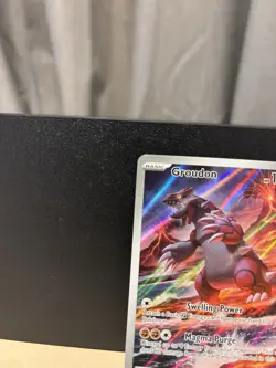 Groudon 199/182 Sv04 Paradox Rift Illustration Rare Holo 130 HP Basic EN 2023 - Image 4