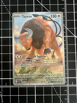 096/086 Tauros Pokemon TCG Chaos Rising Illustration Rare NM - Image 1