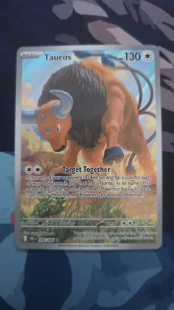 Tauros 096/086 IR Illustration Rare Chaos Rising Pokemon TCG NM/M Pack Fresh - Image 1