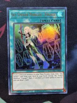 YuGiOh! Sky Striker Mobilize - Engage! MAMA-EN009 Ultra Rare 1st Edition NM - Image 1