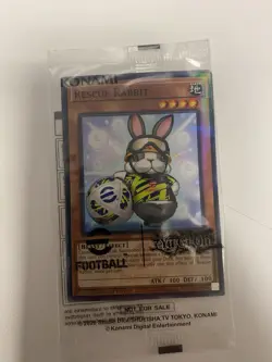 Yu-Gi-Oh! Rescue Rabbit Neymar Jr - 2025 eFootball Promo SEALED EFC1-EN001 - Image 1