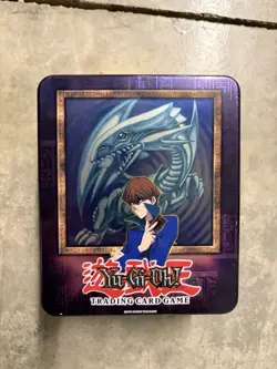 Yu-Gi-Oh 2003 Collectible Tin Kaiba Blue-Eyes White Dragon Empty Tin Only - Image 1