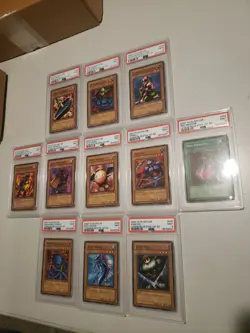 Yu-Gi-Oh Legend Of Blue Eyes 1st Edition Lot Of 11 PSA 9s (Hell,Angel,Fog,Water) - Image 1