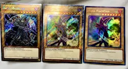 Dark Magician Yu-Gi-Oh Lot Gold Secret Rare + Ultra Rare Holo Bundle 🔥 - Image 1