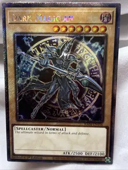 Dark Magician Yu-Gi-Oh Lot Gold Secret Rare + Ultra Rare Holo Bundle 🔥 - Image 2