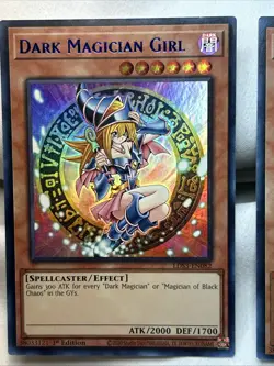 Dark Magician Girl x2 LDS3 Ultra Rare 1st Ed Yu-Gi-Oh Holo Lot 🔥 - Image 2