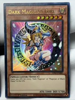 Dark Magician Girl x2 LDS3 Ultra Rare 1st Ed Yu-Gi-Oh Holo Lot 🔥 - Image 3