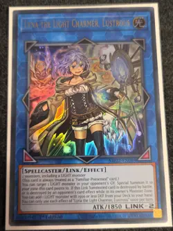Yugioh Lyna the Light Charmer, Lustrous MP22-EN089 Ultra Rare 1st Edition NM - Image 1