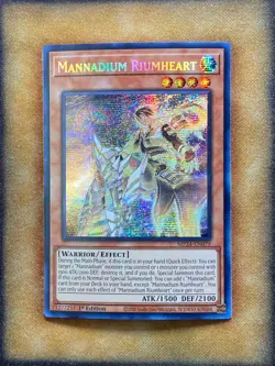 Yugioh Mannadium Riumheart MP24-EN079 Secret Rare 1st Ed NM - Image 1