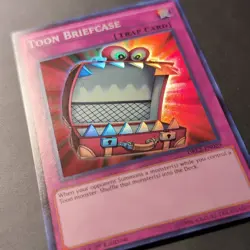 Yu-Gi-Oh! TCG Konami Toon Briefcase DRL2-EN029 Super Rare Holo 1st Trap - Image 2