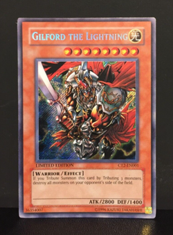 Gilford the Lightning | Secret Rare | CT2 | moderat bespielt | english Yu-Gi-Oh - Image 1