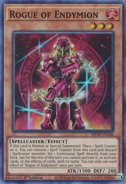 Yugioh! Rogue of Endymion - MP20-EN146 - Super Rare - 1st Edition Near Mint, Eng - Image 1