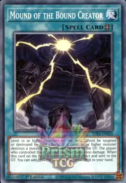 1st Ed Mound of the Bound Creator SDSA-EN026 Yugioh - Image 1