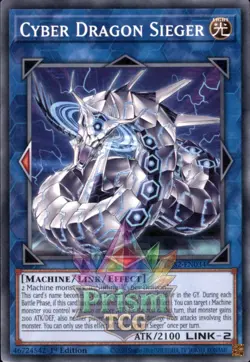 1st Ed Cyber Dragon Sieger LDS2-EN034 Yugioh - Image 1