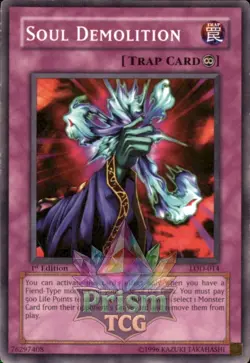1st Ed Soul Demolition LOD-014 Yugioh - Image 1