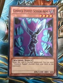 Gimmick Puppet Scissor Arms NUMH EN008 SUPER RARE YuGiOh Card - Image 1