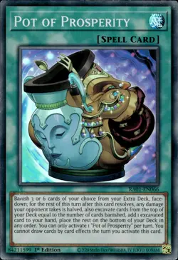 Pot Of Prosperity - Super Rare 1st Edition RA01-EN007 - MP - YuGiOh - Image 1