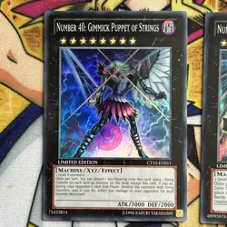 Number 88:Gimmick Puppet of Leo & Number 40: CT10-EN013/011 NM Super Rare YuGiOh - Image 2