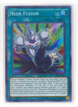 Neos Fusion SAST-EN060 Yu-Gi-Oh! 1st Edition Super Rare - Image 1
