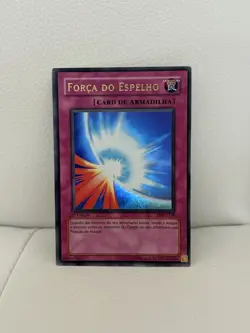 Yu-Gi-Oh! Mirror Force PMT-P138 Ultra Rare 1st Edition Near Mint Card Portuguese - Image 1