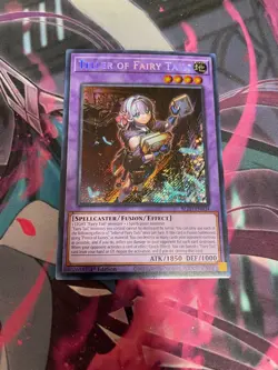YUGIOH - TELLER OF FAIRY TAILS - SECRET RARE - NM - 1ST ED - BLZO - Image 1