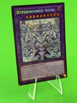 Yu-Gi-Oh Chaos Origins Hyperinvoked Aeon Secret Rare CORI-EN033 NM!!! - Image 3