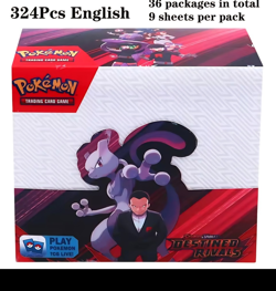 Pokemon TCG Scarlet & Violet Destined Rivals English Booster Box 324 Cards - Image 1