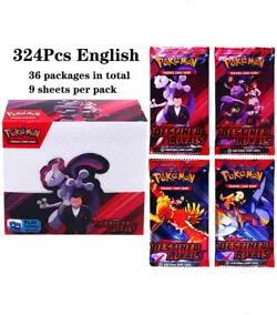 Pokemon TCG Scarlet & Violet Destined Rivals English Booster Box 324 Cards - Image 2