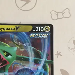 Pokemon TCG Rayquaza v 110/203 Evolving Skies Ultra Rare NM - Image 4