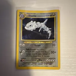 Pokemon TCG Steelix 15/111 Neo Genesis Holo Rare Unlimited Stage 1 110 HP - Image 1