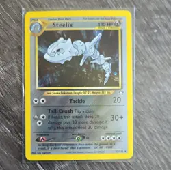 Pokemon TCG Steelix Neo Genesis 15/111 Holo Rare English 110 HP Unlimited - Image 1