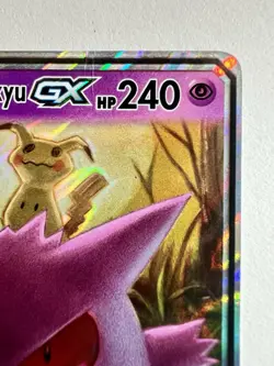 Pokemon TCG Gengar & Mimikyu GX Holo Ultra Rare Card 53/181 Tag Team - Image 4