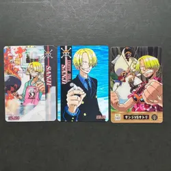 S7842 Sanji Japanese One Piece Vintage Gumica Gummy Cards YJ2 - Image 1