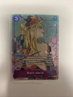 One Piece TCG Black Maria OP08-074 Illustration Box Vol.2 Promo SEALED Foil - Image 1