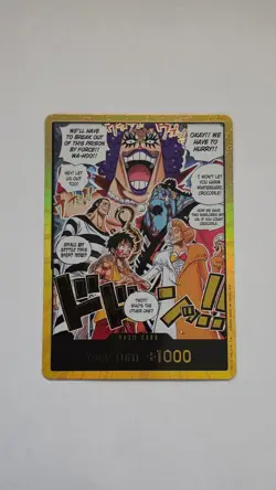 DON!! Card (Alternate Art) (Gold) DON!! The Time of Battle One Piece Foil NM - Image 1